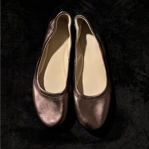 Chic Bronze Ballet Flats